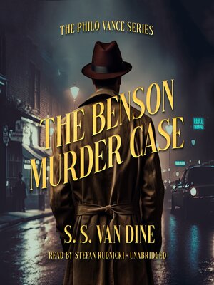 cover image of The Benson Murder Case